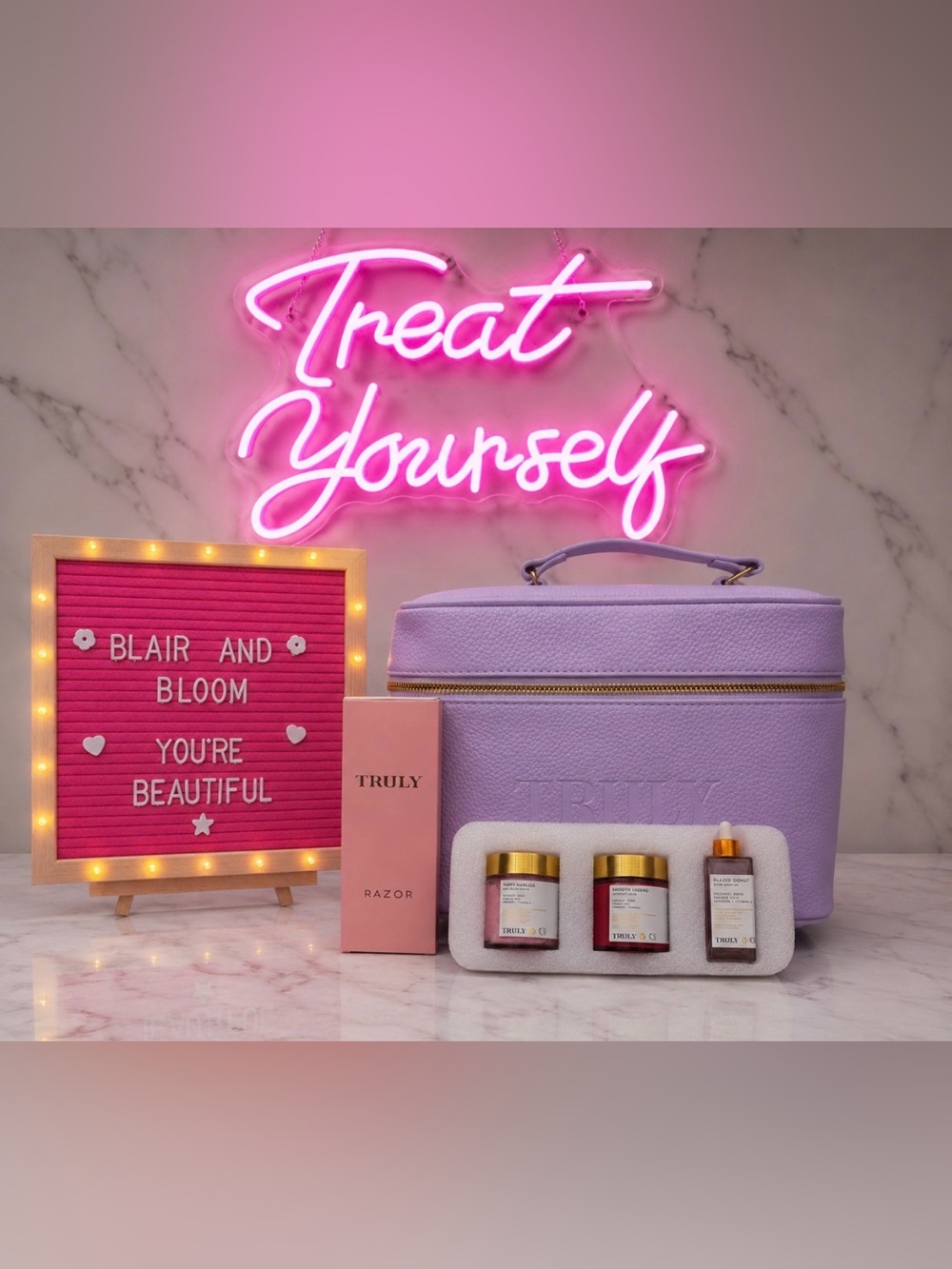 Truly Beauty-Best of Shave Mini's with Limited Edition Lilac Truly Beauty Case